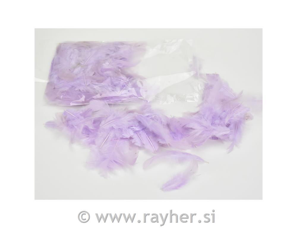 Perje, pahuljasto, 7-8cm, 10g, ljubičast