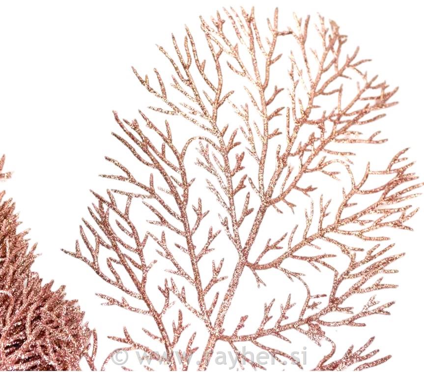 Sijajuća grana, rose gold, 40x15cm,1kom