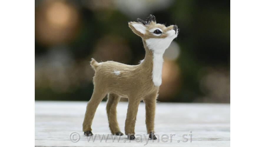 Jelen, smeđ, 10cm, premium kvalitet
