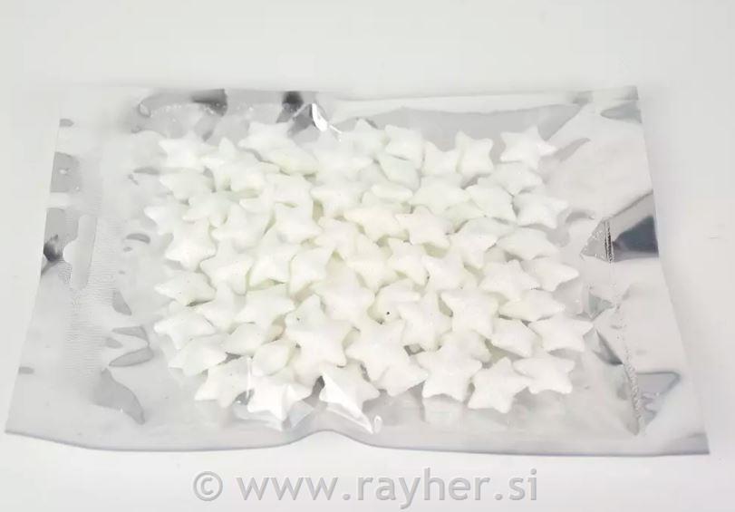 Dekorativne zvijezde, 2cm, bijele