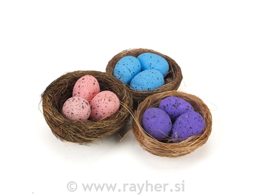 Gnijezda s jajima, set 3