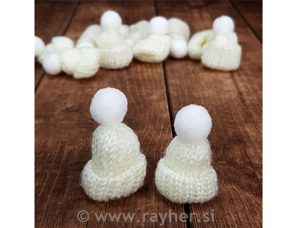 Božićni šešir, mini, 5cm, set 12