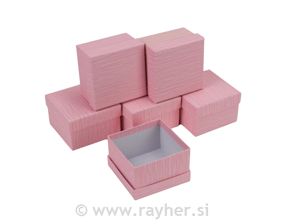 Kutija pink, 8,5x8,5cm, 1 kom