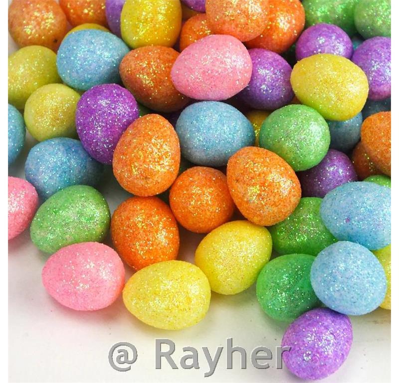 Colored eggs, 1.5–1.8 cm, set 100