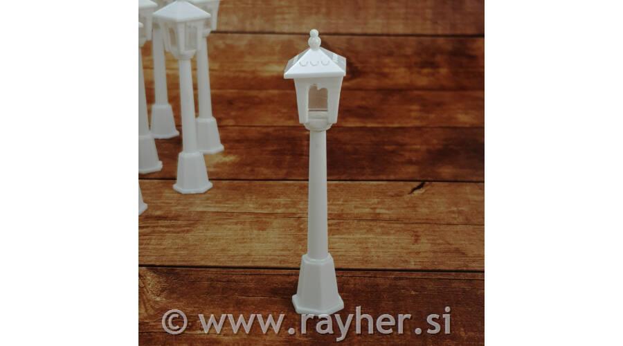 Ukras Svjetlo, bijelo, 10cm, set 3