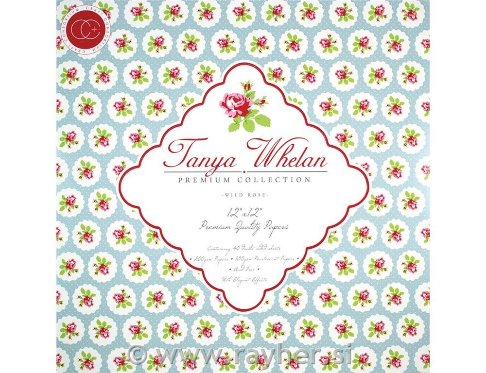 Scrapbooking papiri set 40, Wild Rose
