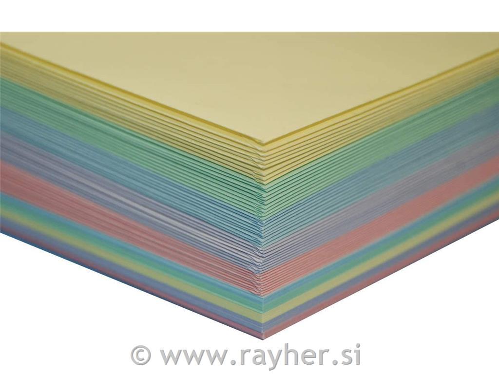 OMOTNICE + ČESTITKE, SET 40, 15.2 X 15.2CM, PASTELNE BOJE