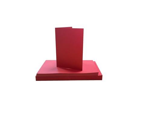 OMOTNICE + ČESTITKE, SET 40, 15.2 X 15.2CM, CRVENE