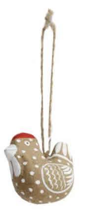 Kokoš, privjesak, 6,5 cm, 1 kom