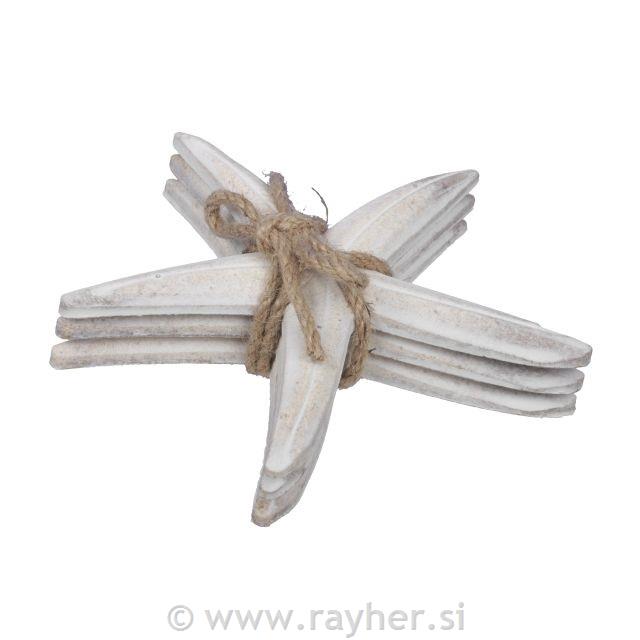 Lesene morske zvezde, set 3, 15cm