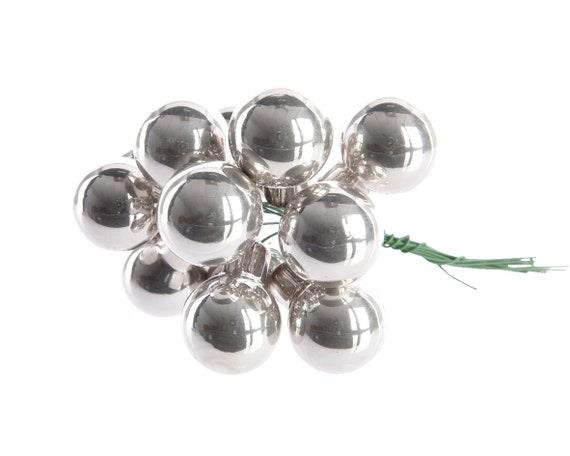 Božićni stakleni balončići (na žici)2cm, set 12