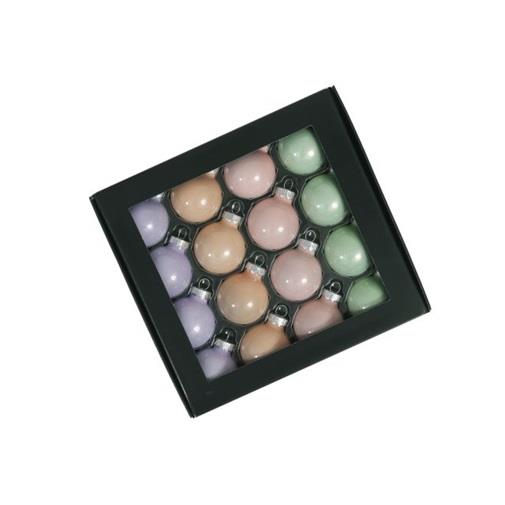 Kuglice za božićno drvce,pastel,3cm,16ko