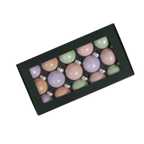 Kuglice za božićno drvce,pastel,4cm,15ko