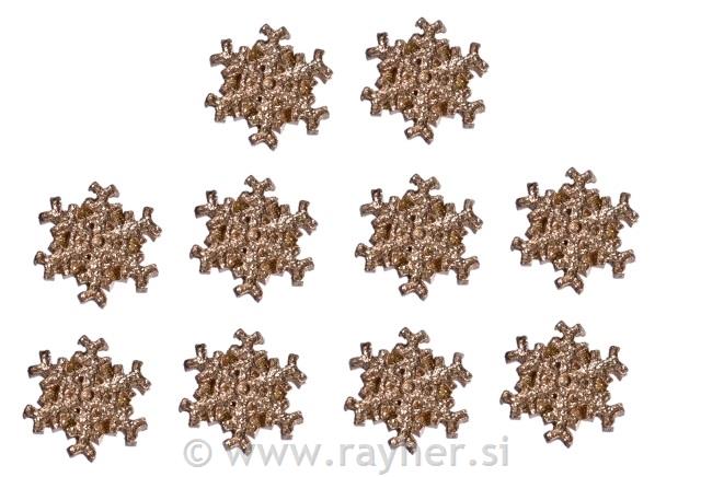 Pahuljice, samoljepljivi ukrasi, 2.5cm