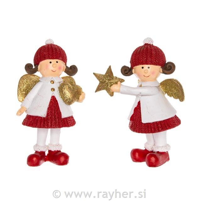 Angel božični 7,5x5x13,5cm