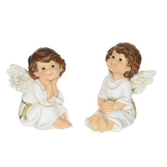 Angel, sedeči, 12cm