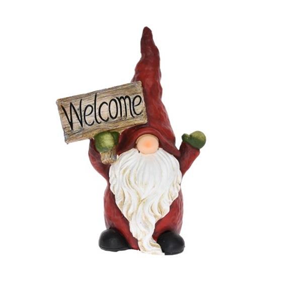 Božićni patuljak, Welcome, 53cm, LED