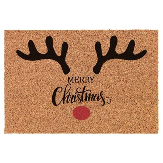 Predpražnik 40x60cm Jelen Merry Christmas