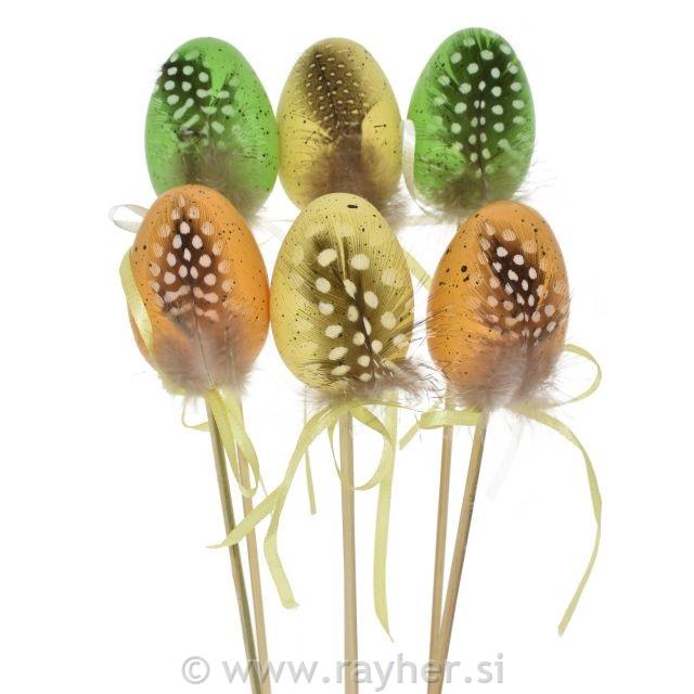 Jaja s perjem na štapiću, 1 kom