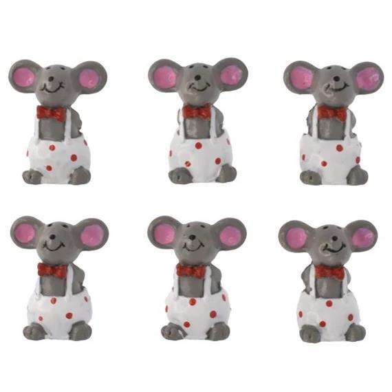 Miševi s mašnicom, 6 kom