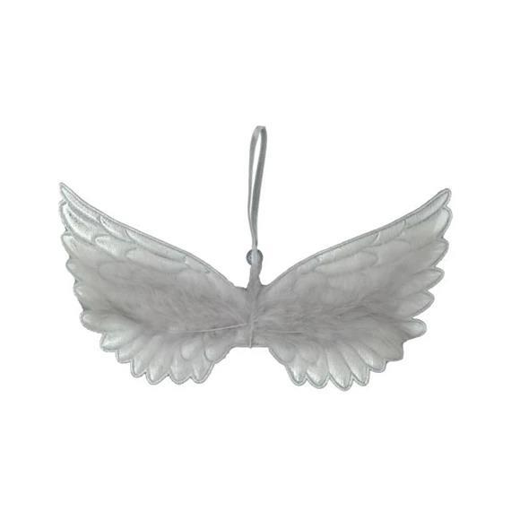 Anđeoska krila s vrpcom, tekstil, 23 cm,