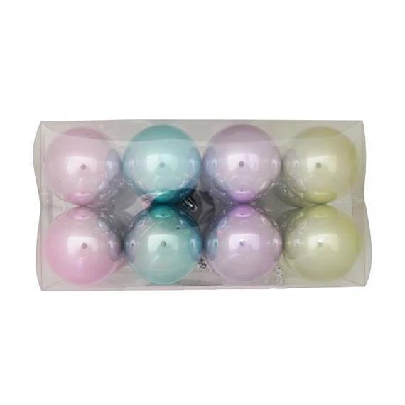 Božićne kuglice Pastel, 6 cm, set 16