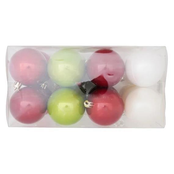 Božićne kuglice 6cm, set 16