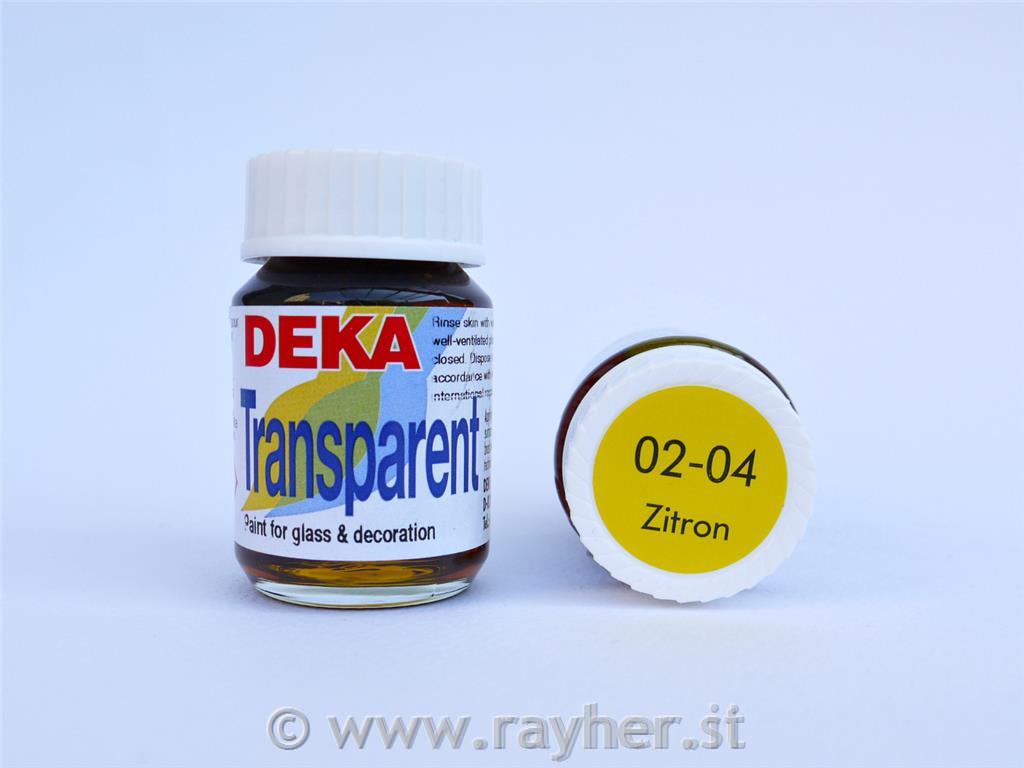 DEKA Transparent 25 ml limonino rumena