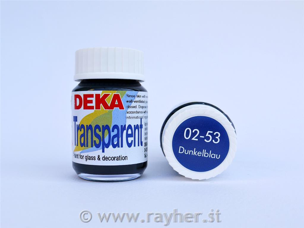 DEKA Transparent 25 ml t. plava