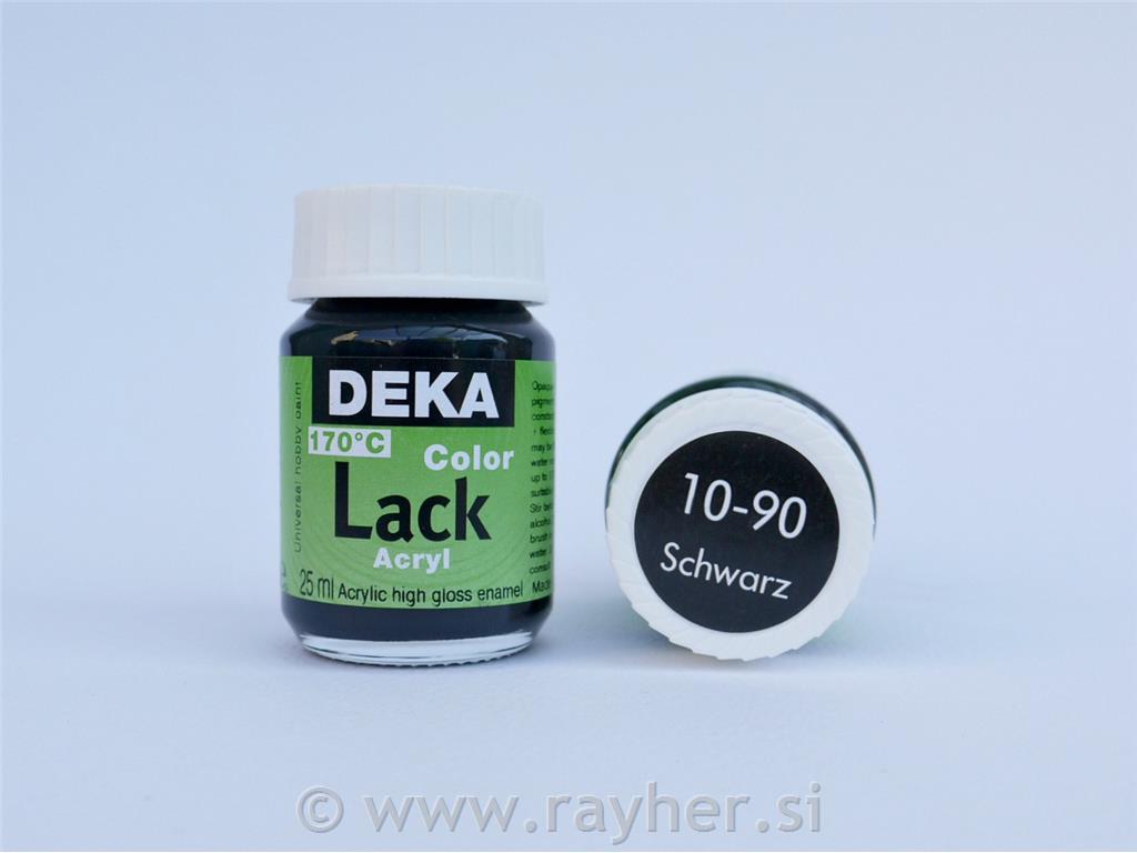 DEKA ColorLack 25 ml crna