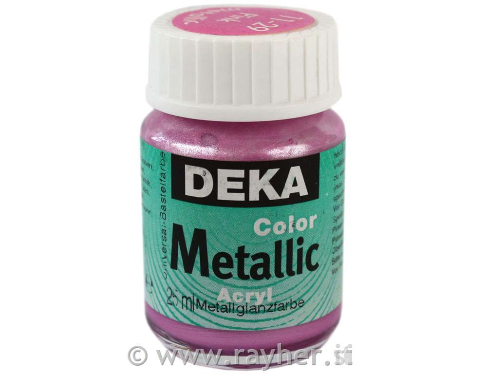 Deka ColorMetallic 25 ml; pink