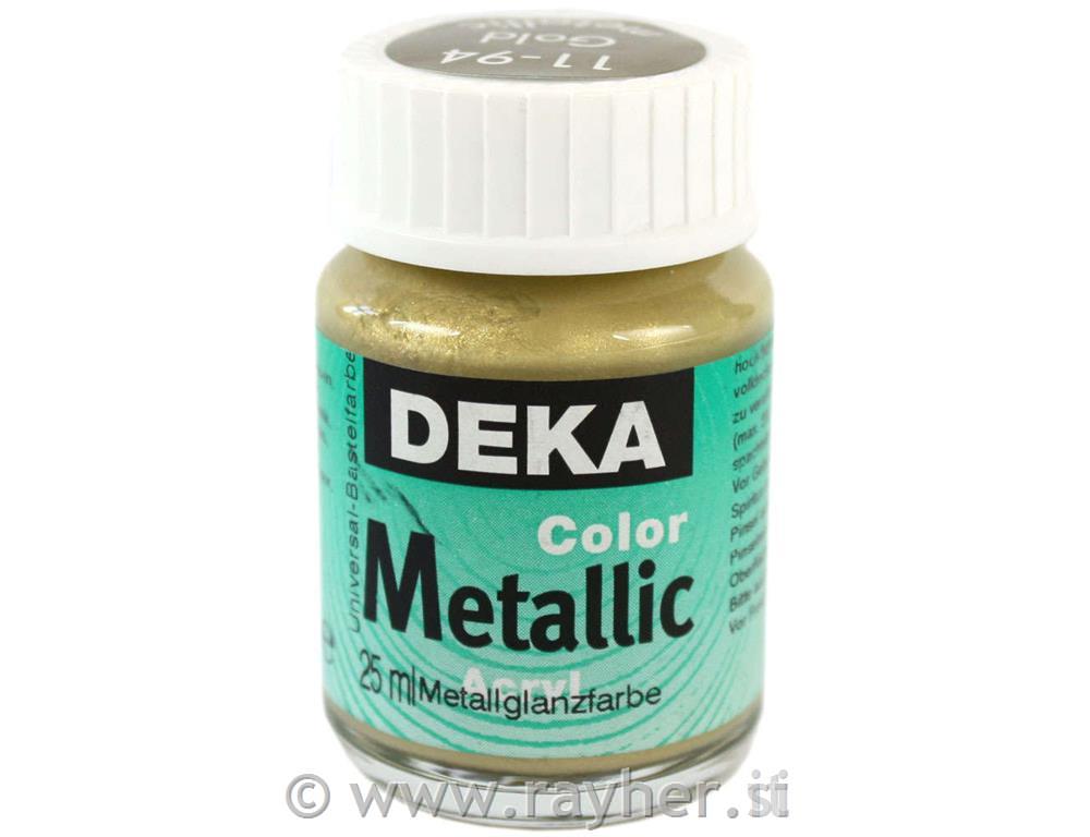 Deka ColorMetallic 25 ml; gold