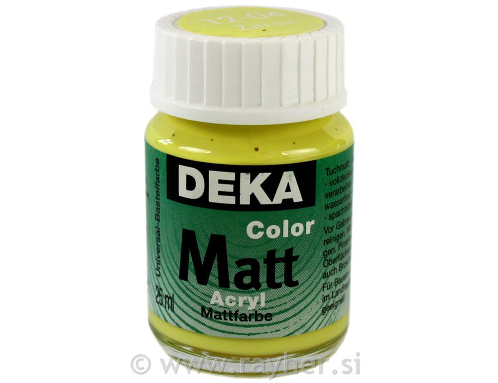 DEKA ColorMatt 25 ml; lemon