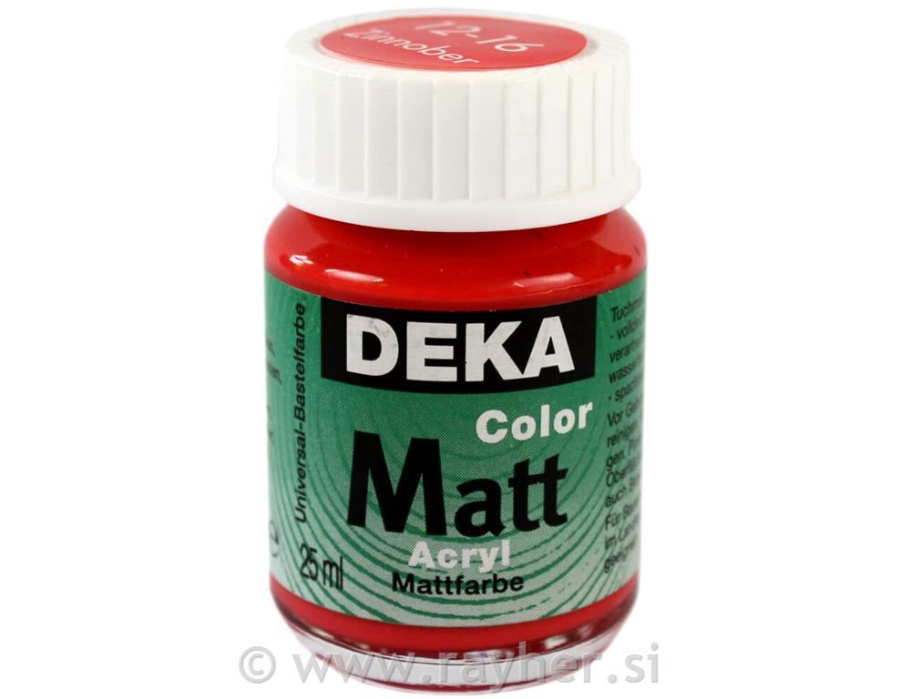 DEKA ColorMatt 25 ml; signal red