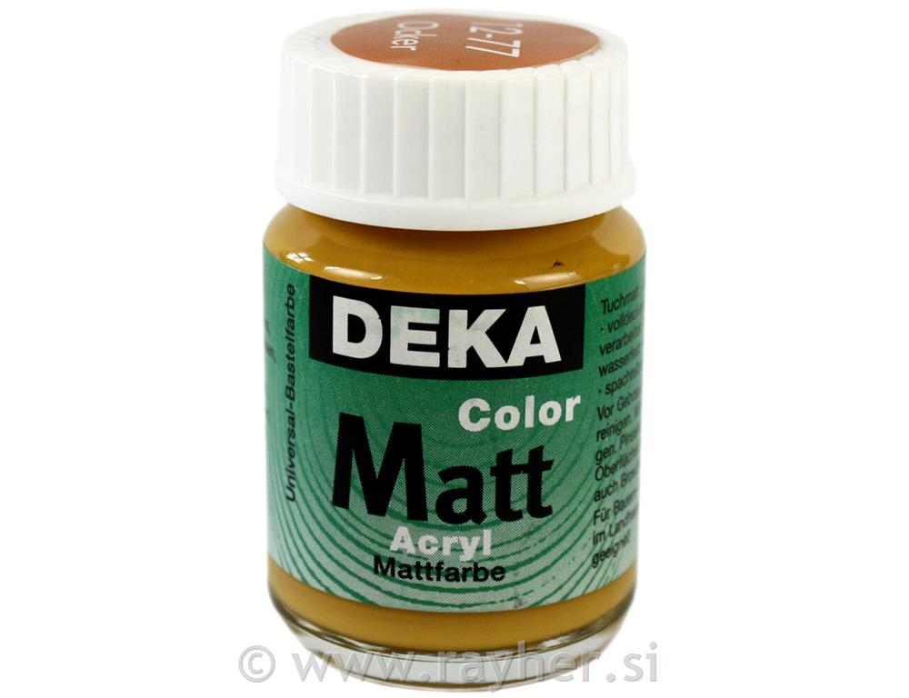 DEKA ColorMatt 25 ml; ochre