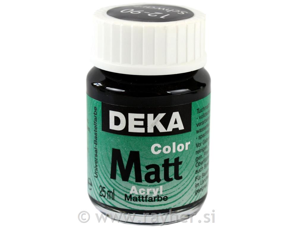 DEKA ColorMatt 25 ml; black