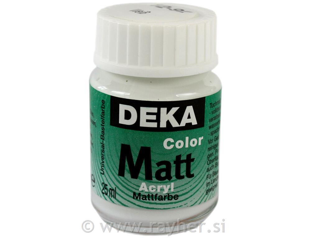 DEKA ColorMatt 25 ml; white