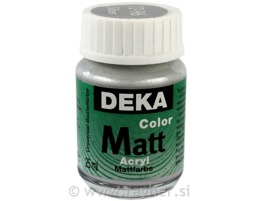 DEKA ColorMatt 25 ml; silver