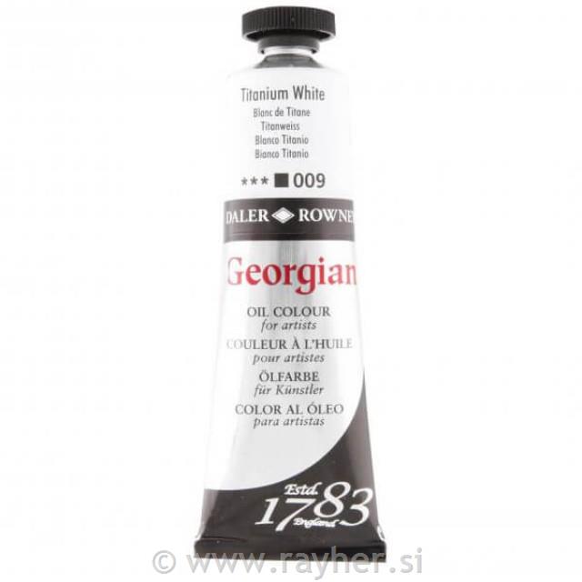 Uljana boja Georgian 38ml, Titanium White