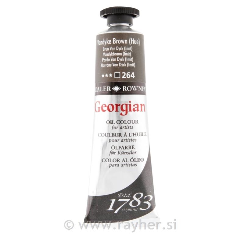Uljana boja Georgian 38ml, Vandyke Brown(imit)
