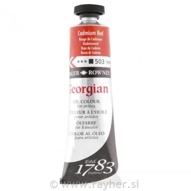 Uljana boja Georgian 38ml, Cadmium Red