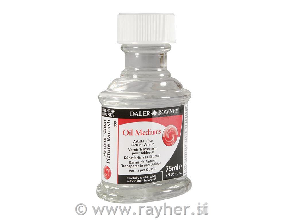 Zaščitni lak za olja svetleč 75 ml