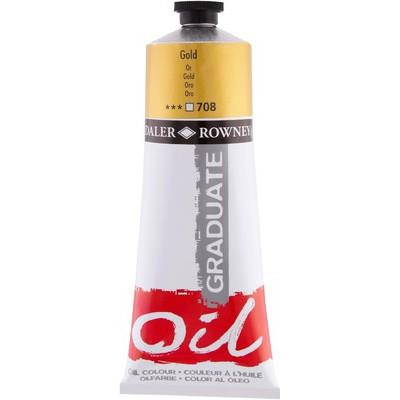 Graduate oljna barva 38 ml zlata