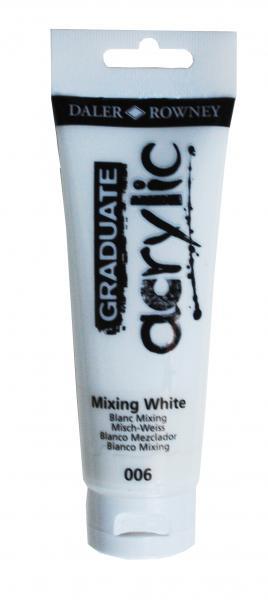 Akrilna boja Graduate 120 ml, Mixing White