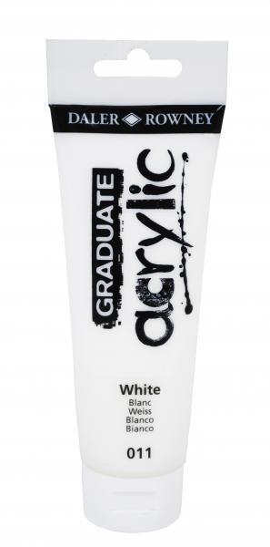 GRADUATE ACRYLIC 120ML WHITE