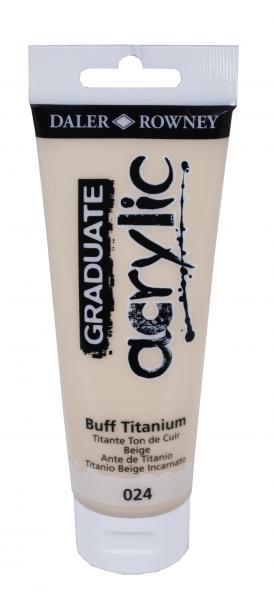 Akrilna boja Graduate 120 ml, Buff Titanium