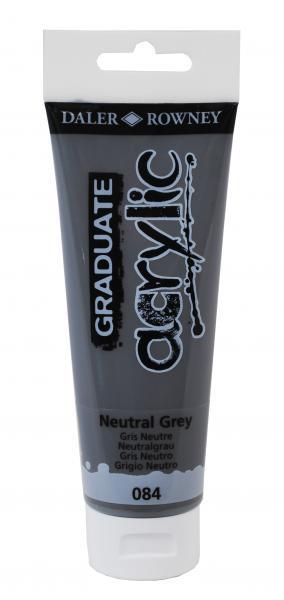 Akrilna boja Graduate 120 ml, Neutral Grey