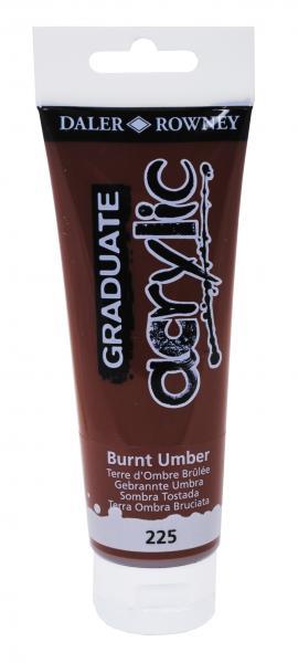 Akrilna boja Graduate 120 ml, Burnt Umber