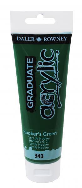 Akrilna boja Graduate 120 ml, Hooker's Green