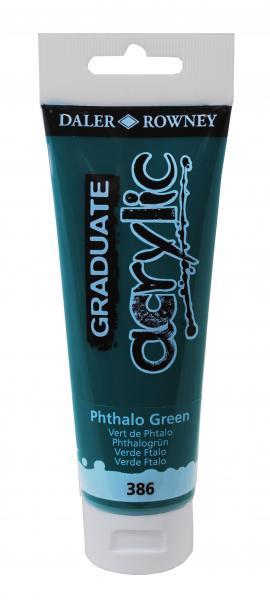 GRADUATE ACRYLIC 120ML PHTHALO GREEN